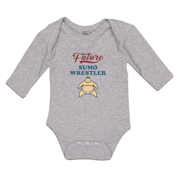 Long Sleeve Bodysuit Baby Future Sumo Wrestler Boy & Girl Clothes Cotton - Cute Rascals