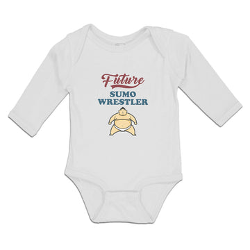 Long Sleeve Bodysuit Baby Future Sumo Wrestler Boy & Girl Clothes Cotton