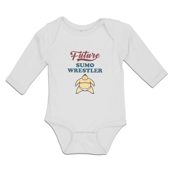 Long Sleeve Bodysuit Baby Future Sumo Wrestler Boy & Girl Clothes Cotton - Cute Rascals