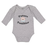 Long Sleeve Bodysuit Baby Future Tumbler Boy & Girl Clothes Cotton - Cute Rascals