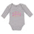 Long Sleeve Bodysuit Baby When I Grow up I'M Gonna Be A Drag Racer Cotton
