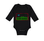 Long Sleeve Bodysuit Baby Future Lawn Mower Picture of A Blue Bird Cotton - Cute Rascals