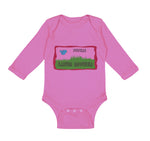 Long Sleeve Bodysuit Baby Future Lawn Mower Picture of A Blue Bird Cotton - Cute Rascals