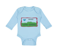 Long Sleeve Bodysuit Baby Future Lawn Mower Picture of A Blue Bird Cotton - Cute Rascals