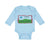 Long Sleeve Bodysuit Baby Future Lawn Mower Picture of A Blue Bird Cotton - Cute Rascals