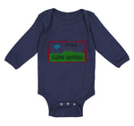 Long Sleeve Bodysuit Baby Future Lawn Mower Picture of A Blue Bird Cotton - Cute Rascals