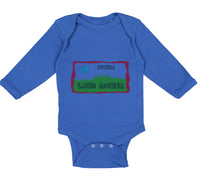 Long Sleeve Bodysuit Baby Future Lawn Mower Picture of A Blue Bird Cotton - Cute Rascals