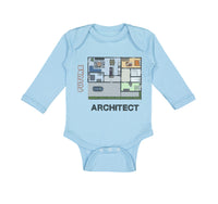 Long Sleeve Bodysuit Baby Future Architect Funny Style B Boy & Girl Clothes - Cute Rascals