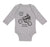 Long Sleeve Bodysuit Baby Future Dirt Bike Rider Just like My Daddy B Cotton - Cute Rascals