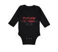 Long Sleeve Bodysuit Baby Future Coder Geek Coding Boy & Girl Clothes Cotton