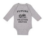 Long Sleeve Bodysuit Baby Future Tractor Driver Boy & Girl Clothes Cotton - Cute Rascals