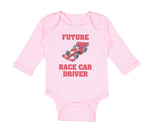 Long Sleeve Bodysuit Baby Future Race Car Driver Racing Style A Cotton - Cute Rascals