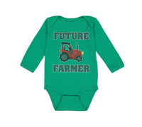 Long Sleeve Bodysuit Baby Future Farmer Farming Style B Boy & Girl Clothes - Cute Rascals