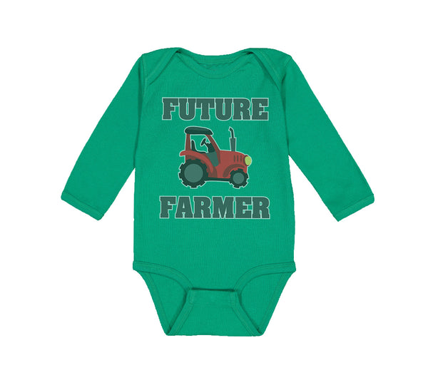 Long Sleeve Bodysuit Baby Future Farmer Farming Style B Boy & Girl Clothes - Cute Rascals