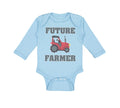 Long Sleeve Bodysuit Baby Future Farmer Farming Style B Boy & Girl Clothes