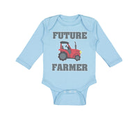 Long Sleeve Bodysuit Baby Future Farmer Farming Style B Boy & Girl Clothes - Cute Rascals