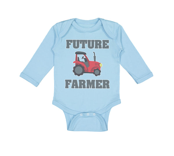 Long Sleeve Bodysuit Baby Future Farmer Farming Style B Boy & Girl Clothes - Cute Rascals