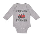 Long Sleeve Bodysuit Baby Future Farmer Farming Style B Boy & Girl Clothes - Cute Rascals