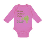 Long Sleeve Bodysuit Baby Future Dirt Bike Rider Just like My Daddy Riding - Cute Rascals