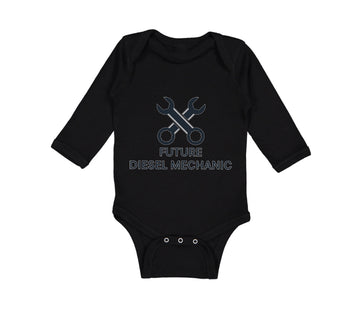 Long Sleeve Bodysuit Baby Future Diesel Mechanic Boy & Girl Clothes Cotton