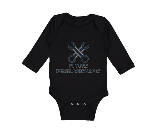 Long Sleeve Bodysuit Baby Future Diesel Mechanic Boy & Girl Clothes Cotton - Cute Rascals