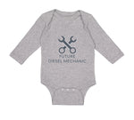 Long Sleeve Bodysuit Baby Future Diesel Mechanic Boy & Girl Clothes Cotton - Cute Rascals