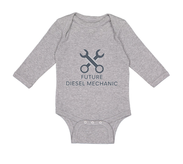 Long Sleeve Bodysuit Baby Future Diesel Mechanic Boy & Girl Clothes Cotton - Cute Rascals