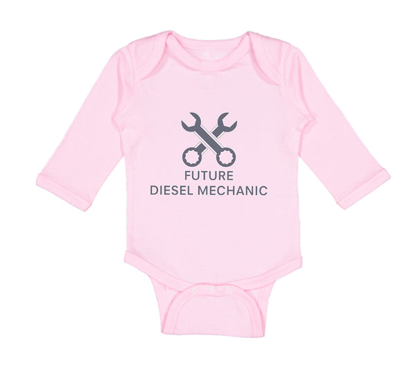 Long Sleeve Bodysuit Baby Future Diesel Mechanic Boy & Girl Clothes Cotton - Cute Rascals