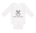 Long Sleeve Bodysuit Baby Future Diesel Mechanic Boy & Girl Clothes Cotton