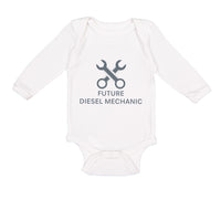 Long Sleeve Bodysuit Baby Future Diesel Mechanic Boy & Girl Clothes Cotton - Cute Rascals