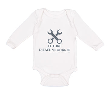 Long Sleeve Bodysuit Baby Future Diesel Mechanic Boy & Girl Clothes Cotton