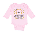 Long Sleeve Bodysuit Baby 911 Dispatchers Rock! Boy & Girl Clothes Cotton - Cute Rascals