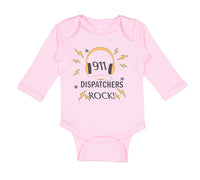 Long Sleeve Bodysuit Baby 911 Dispatchers Rock! Boy & Girl Clothes Cotton - Cute Rascals