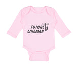 Long Sleeve Bodysuit Baby Future Lineman Style B Boy & Girl Clothes Cotton - Cute Rascals