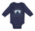 Long Sleeve Bodysuit Baby Future Scuba Diver Just like My Daddy Cotton - Cute Rascals