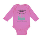 Long Sleeve Bodysuit Baby Real Estate Agent I'Ve Got Perfect Crib Cotton