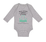 Long Sleeve Bodysuit Baby Real Estate Agent I'Ve Got Perfect Crib Cotton