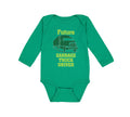 Long Sleeve Bodysuit Baby Future Garbage Truck Driver Boy & Girl Clothes Cotton