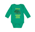 Long Sleeve Bodysuit Baby Future Garbage Truck Driver Boy & Girl Clothes Cotton