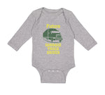 Long Sleeve Bodysuit Baby Future Garbage Truck Driver Boy & Girl Clothes Cotton - Cute Rascals