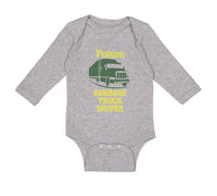 Long Sleeve Bodysuit Baby Future Garbage Truck Driver Boy & Girl Clothes Cotton - Cute Rascals