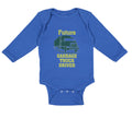 Long Sleeve Bodysuit Baby Future Garbage Truck Driver Boy & Girl Clothes Cotton