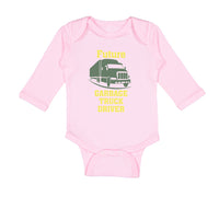 Long Sleeve Bodysuit Baby Future Garbage Truck Driver Boy & Girl Clothes Cotton - Cute Rascals