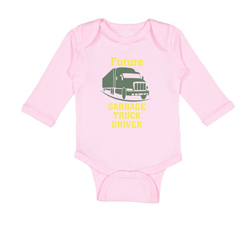 Long Sleeve Bodysuit Baby Future Garbage Truck Driver Boy & Girl Clothes Cotton