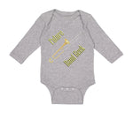 Long Sleeve Bodysuit Baby Future Band Geek Trombone Boy & Girl Clothes Cotton - Cute Rascals