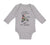 Long Sleeve Bodysuit Baby Future Motocross Rider like My Daddy Cotton - Cute Rascals