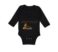 Long Sleeve Bodysuit Baby Future Supreme Court Justice #1 Boy & Girl Clothes - Cute Rascals