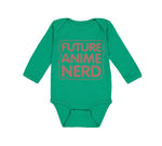 Long Sleeve Bodysuit Baby Future Anime Nerd Funny Humor Boy & Girl Clothes - Cute Rascals