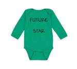 Long Sleeve Bodysuit Baby Future Hockey Star Style B Boy & Girl Clothes Cotton - Cute Rascals