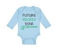 Long Sleeve Bodysuit Baby Future Hockey Star Style B Boy & Girl Clothes Cotton